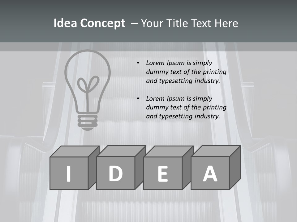 Terminal Steps Carrier PowerPoint Template