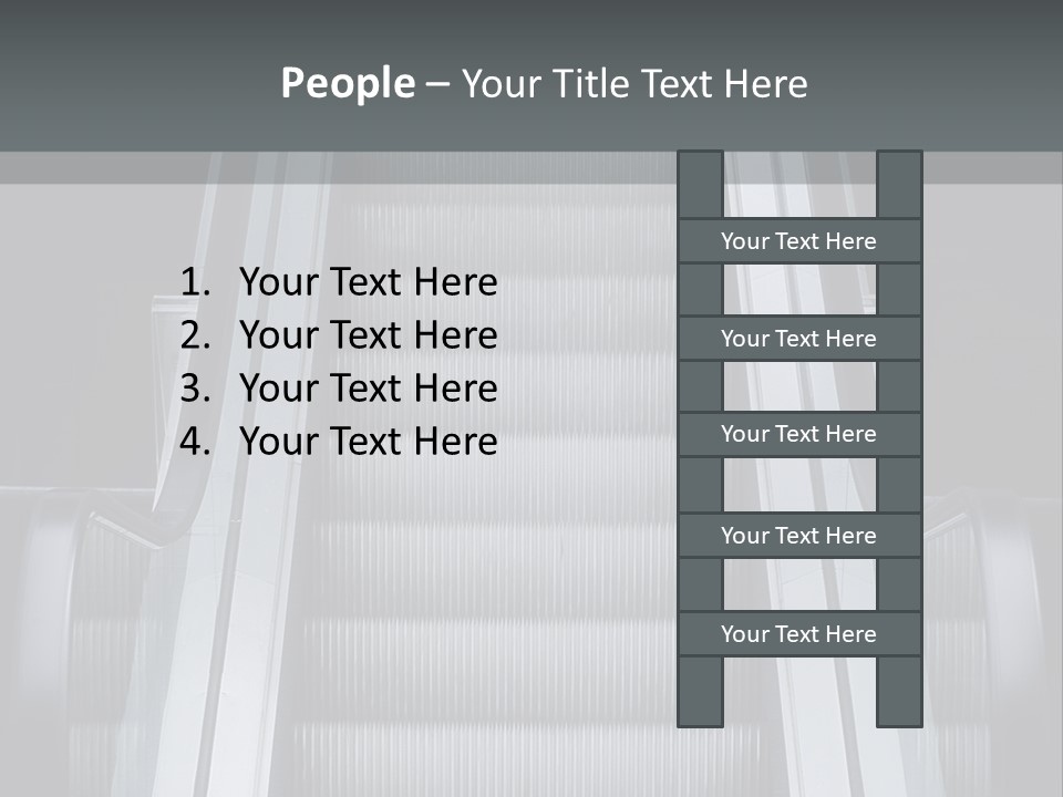 Terminal Steps Carrier PowerPoint Template