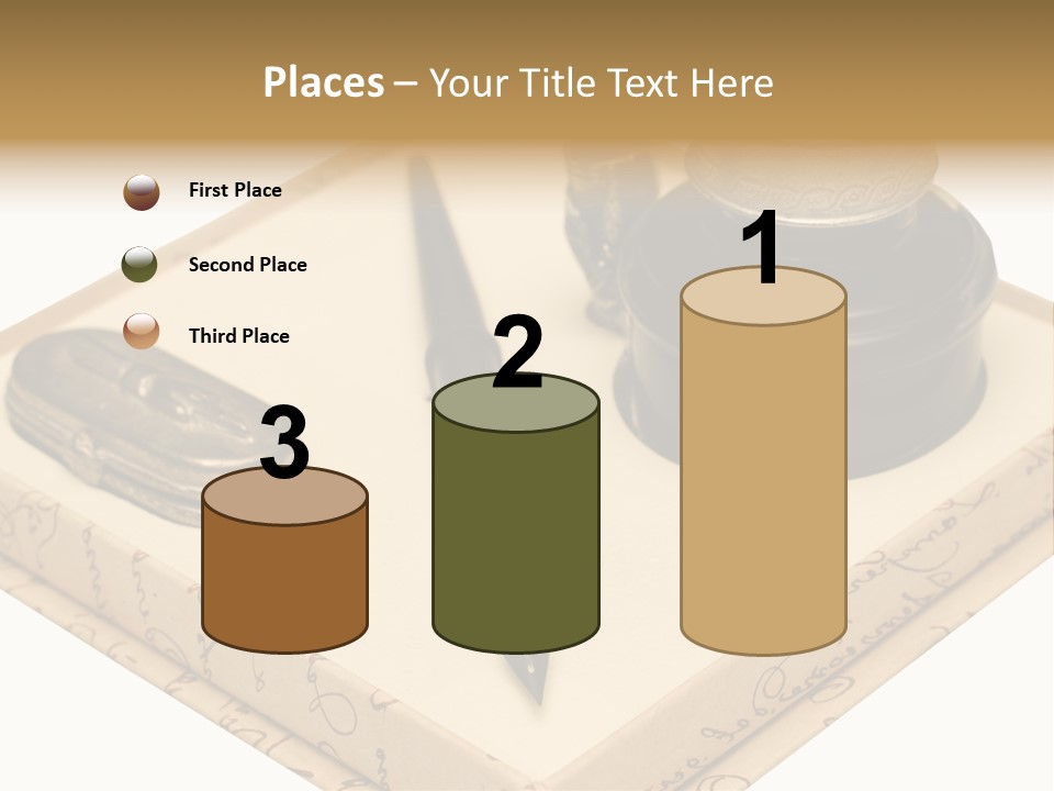 Pen Parchment Note PowerPoint Template