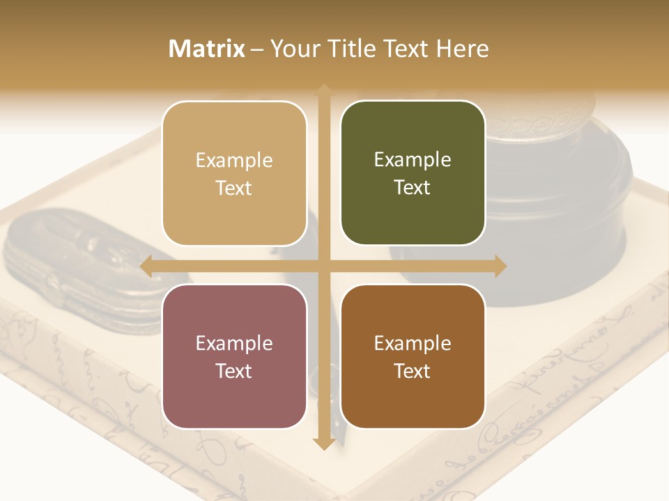 Pen Parchment Note PowerPoint Template