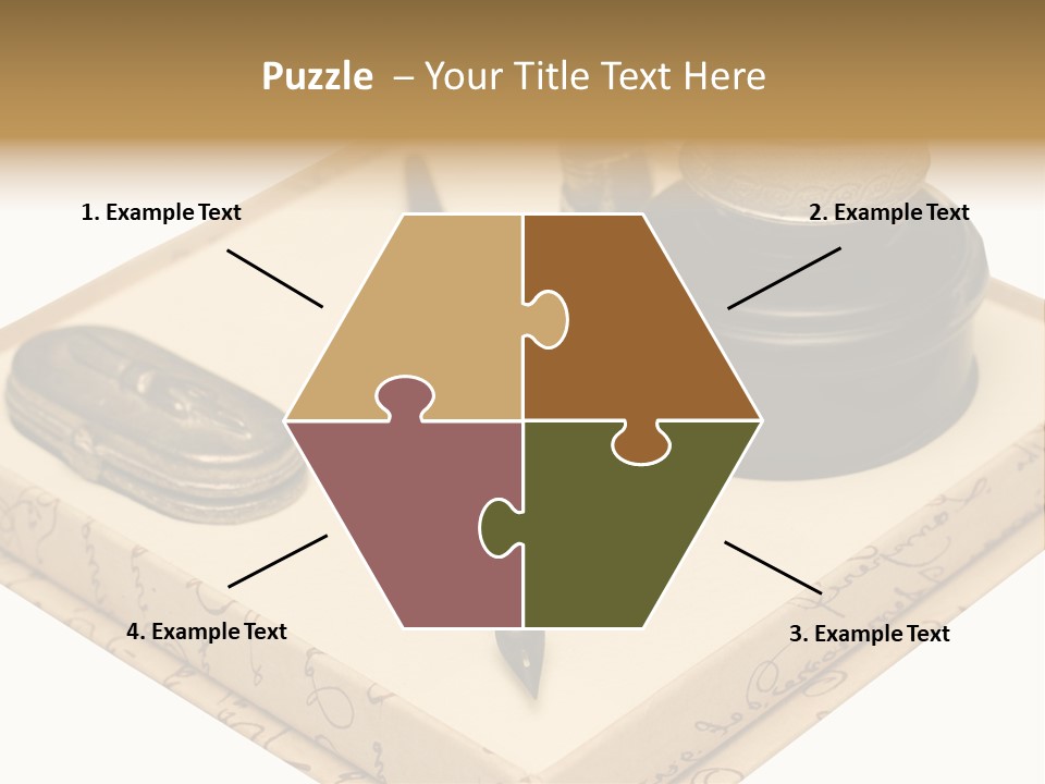 Pen Parchment Note PowerPoint Template