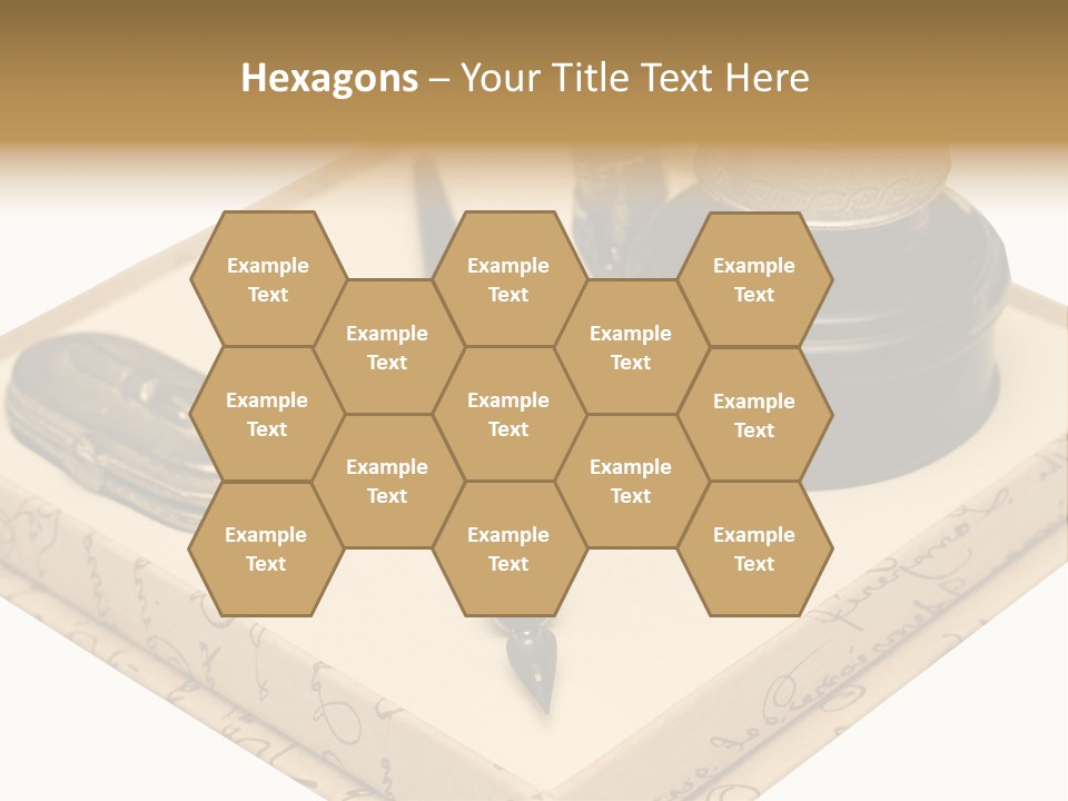 Pen Parchment Note PowerPoint Template