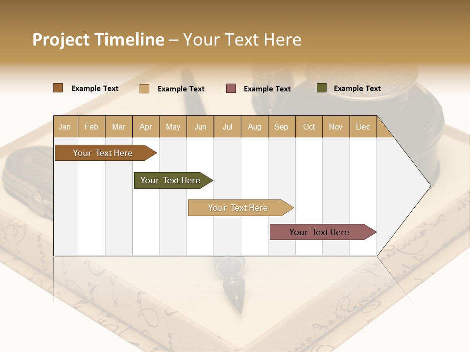 Pen Parchment Note PowerPoint Template
