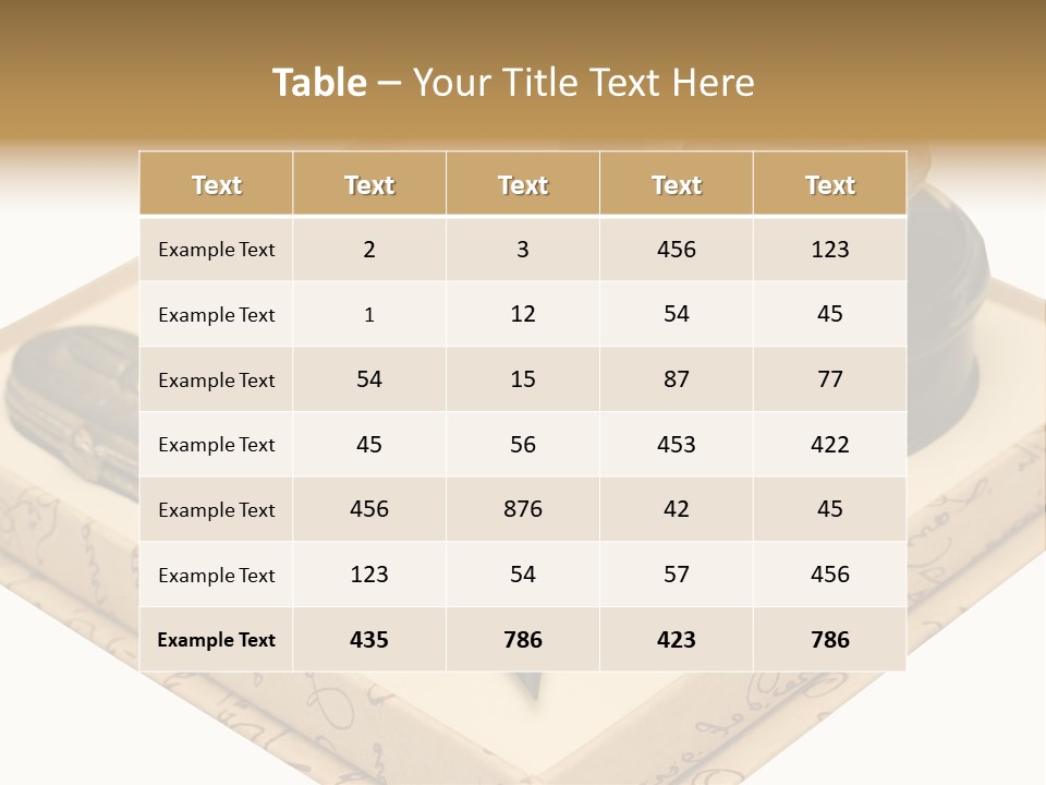 Pen Parchment Note PowerPoint Template