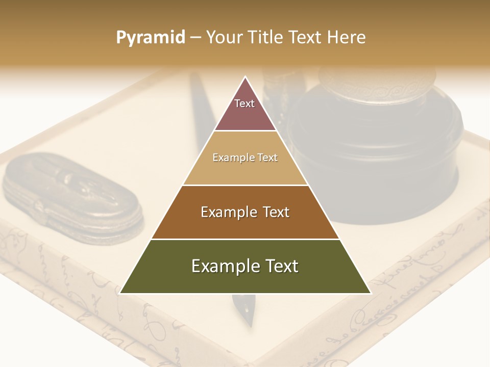 Pen Parchment Note PowerPoint Template