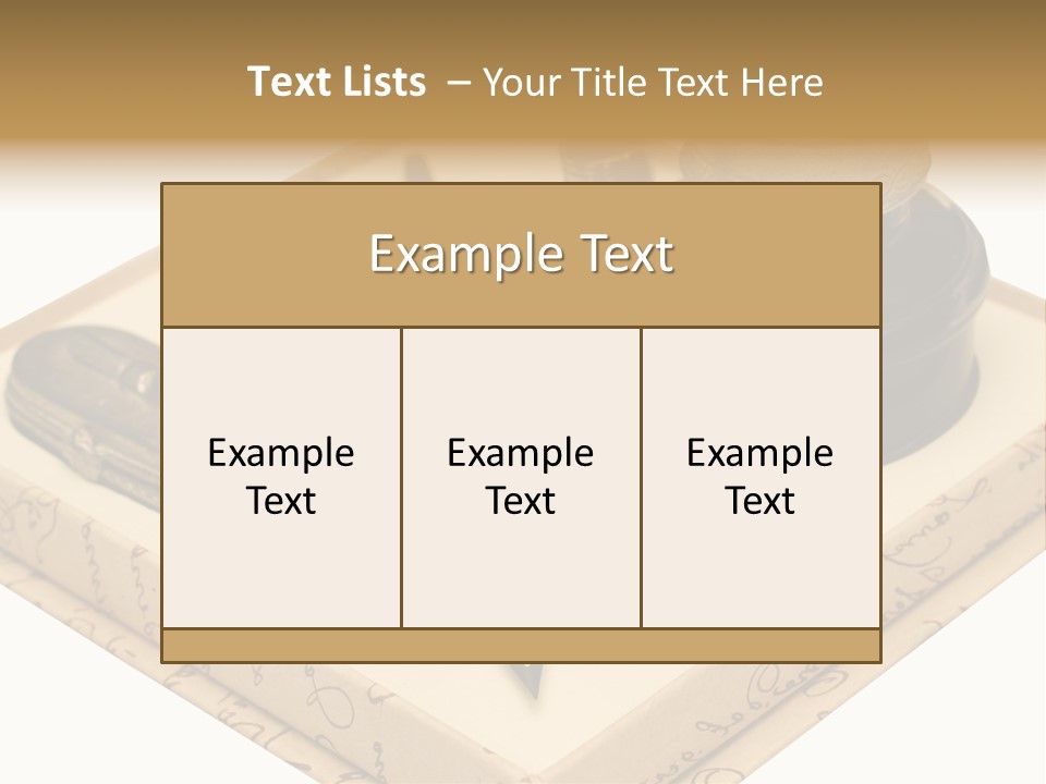 Pen Parchment Note PowerPoint Template