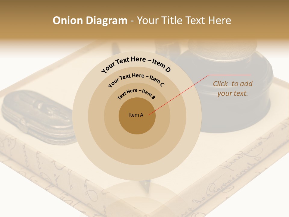 Pen Parchment Note PowerPoint Template