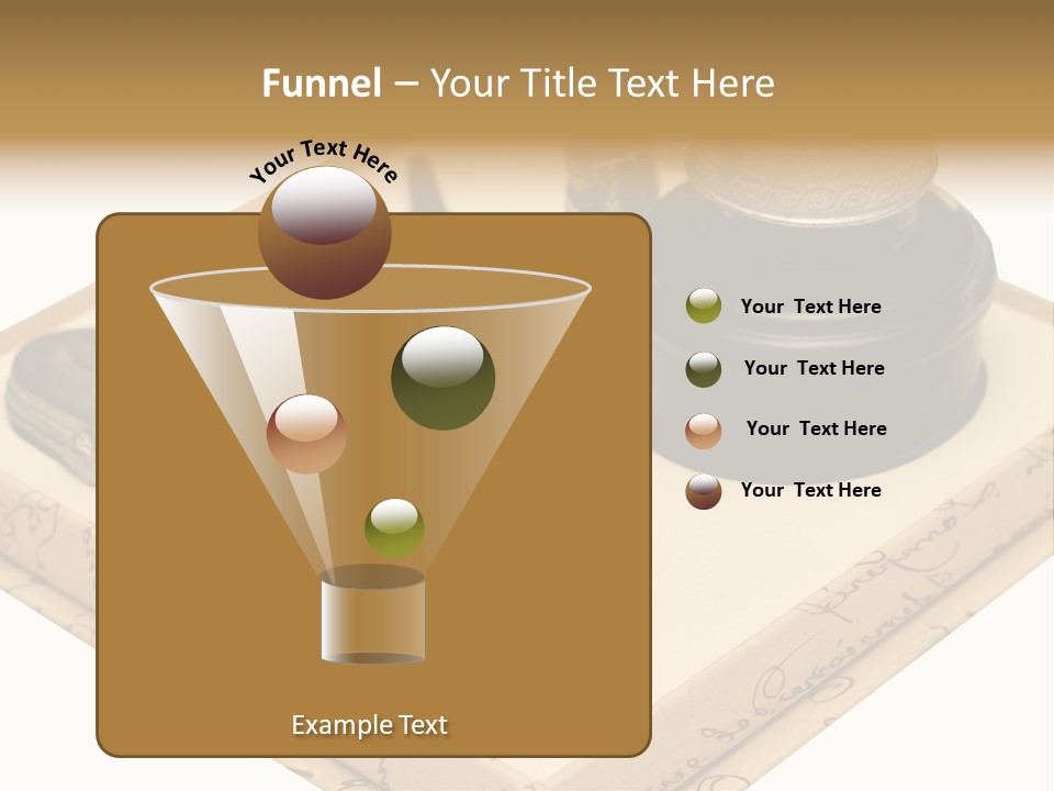 Pen Parchment Note PowerPoint Template