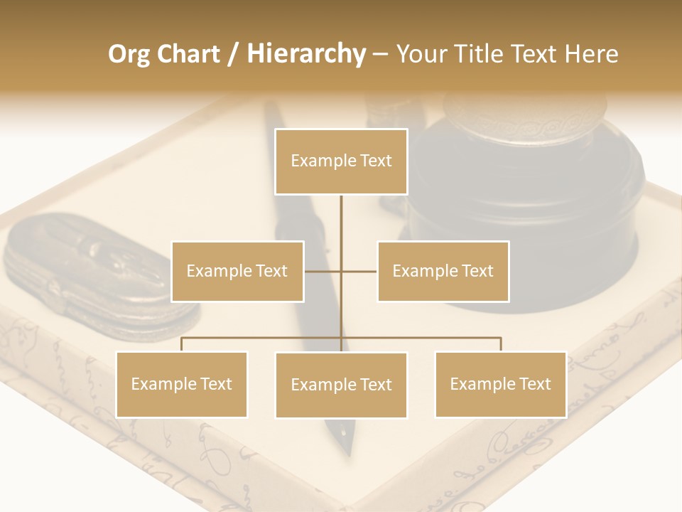 Pen Parchment Note PowerPoint Template