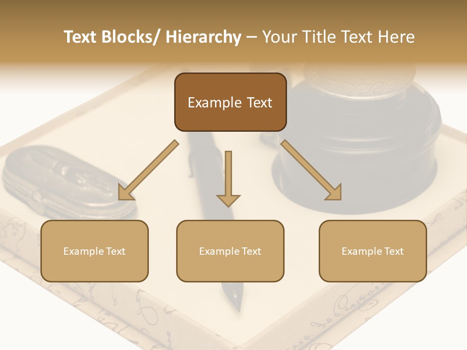 Pen Parchment Note PowerPoint Template