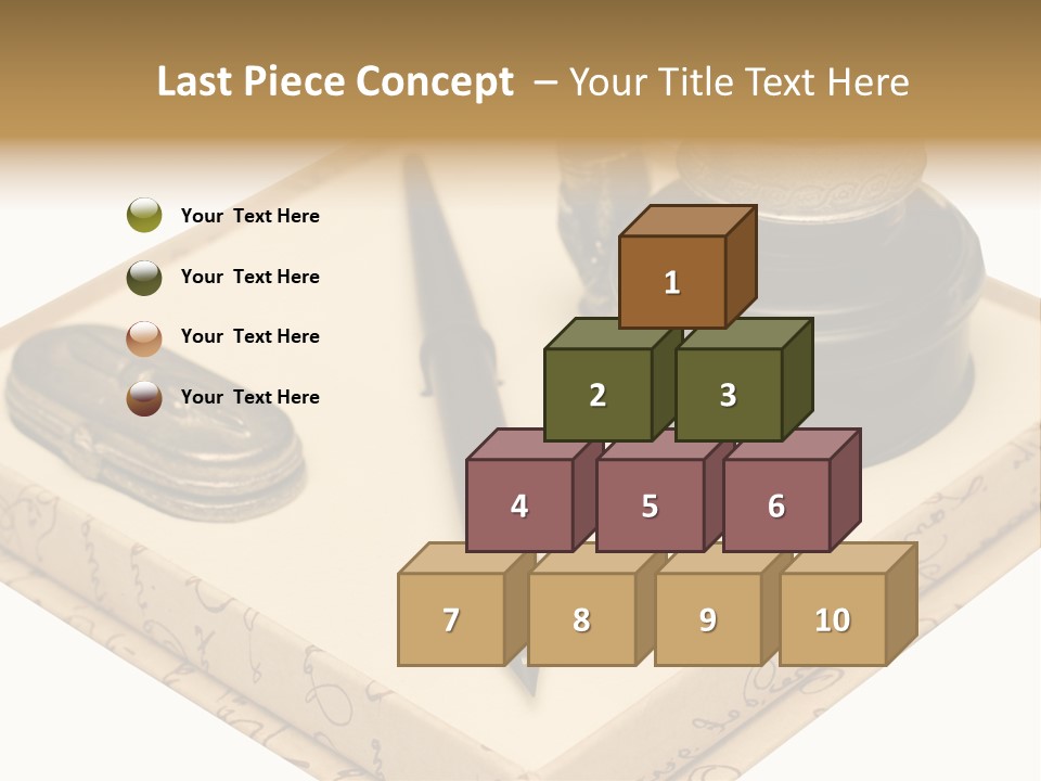 Pen Parchment Note PowerPoint Template