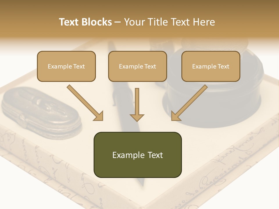 Pen Parchment Note PowerPoint Template