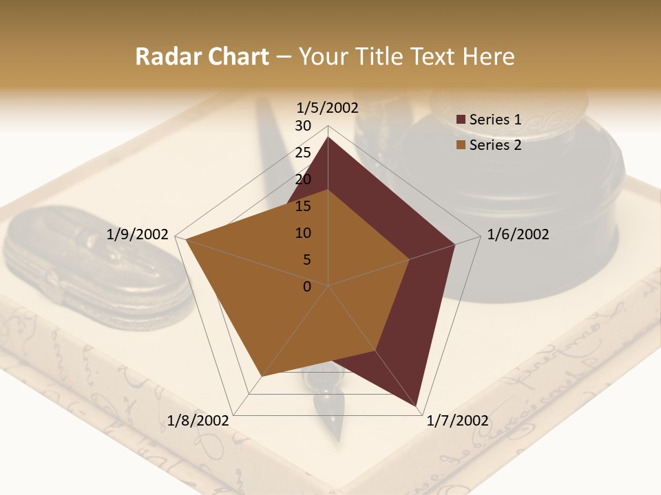 Pen Parchment Note PowerPoint Template