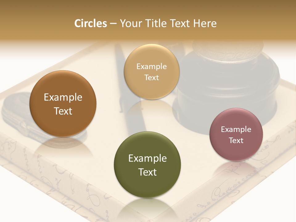 Pen Parchment Note PowerPoint Template