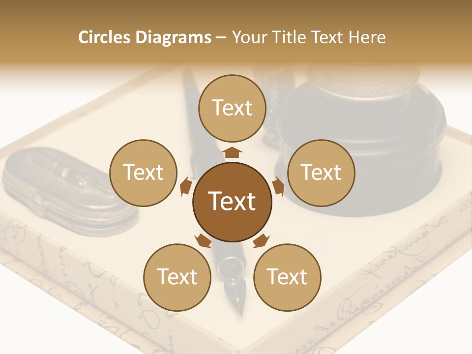 Pen Parchment Note PowerPoint Template