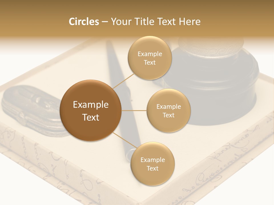 Pen Parchment Note PowerPoint Template