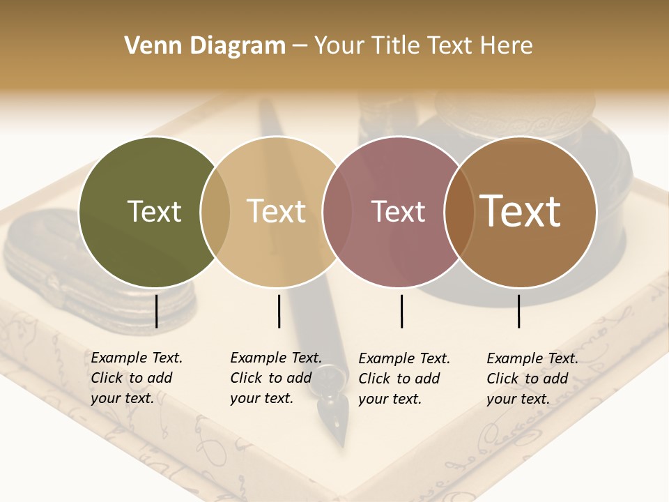 Pen Parchment Note PowerPoint Template