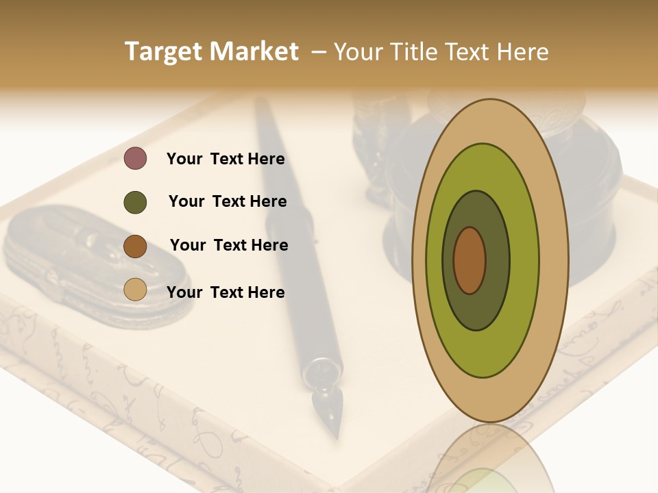 Pen Parchment Note PowerPoint Template