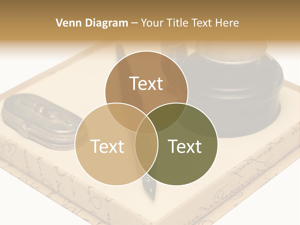 Pen Parchment Note PowerPoint Template