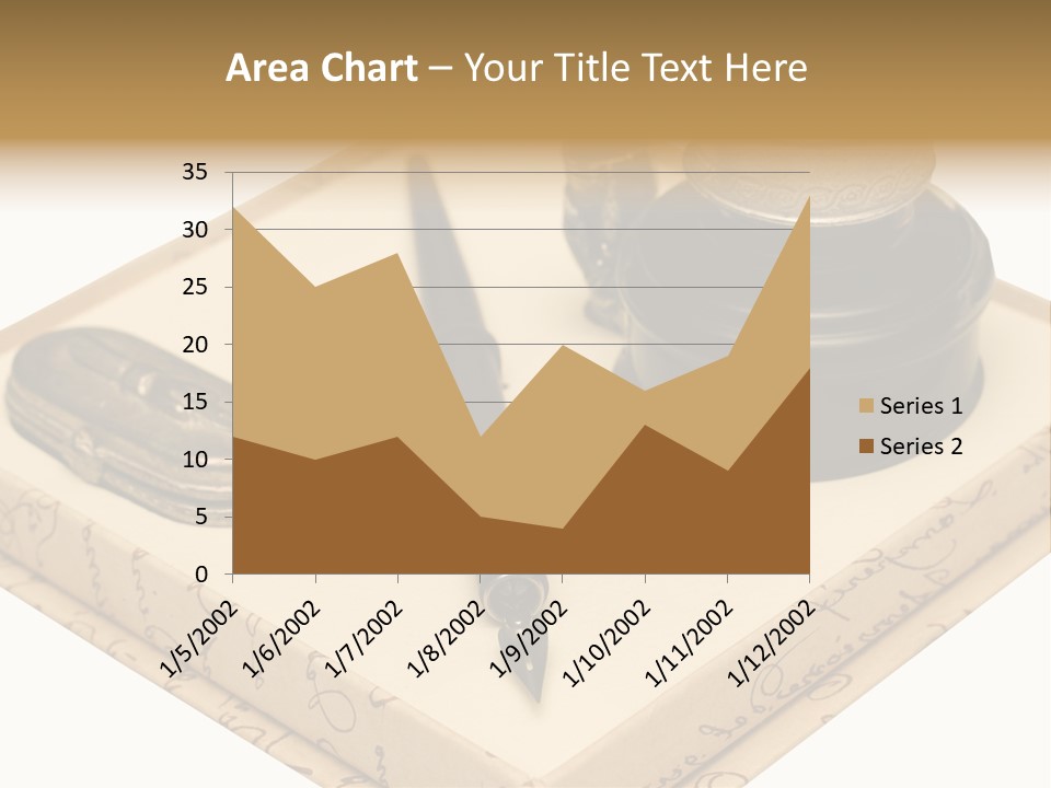 Pen Parchment Note PowerPoint Template