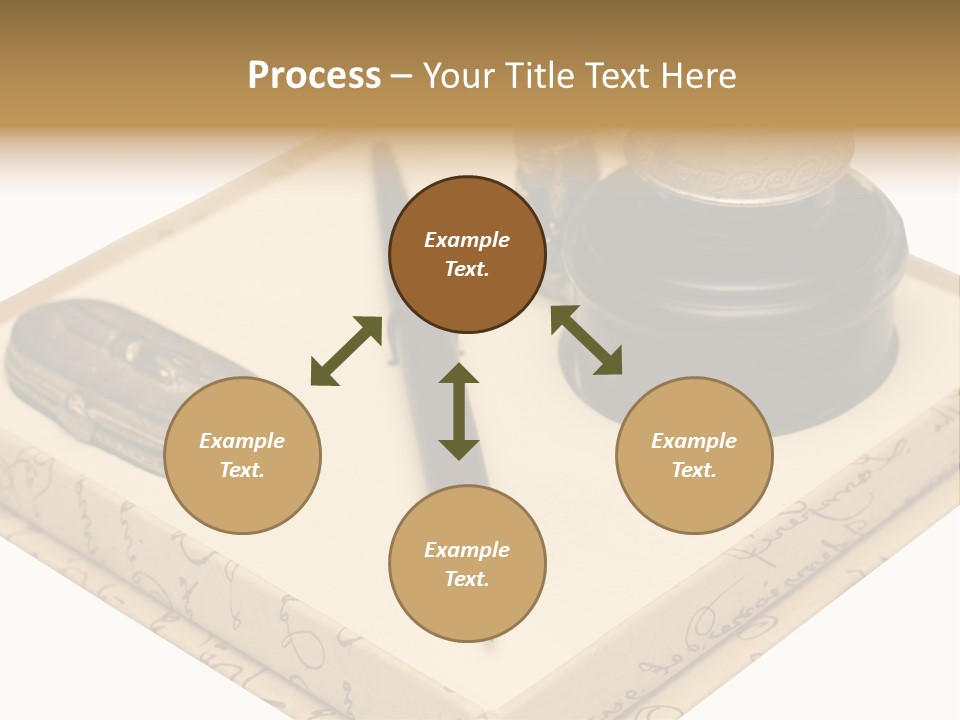 Pen Parchment Note PowerPoint Template