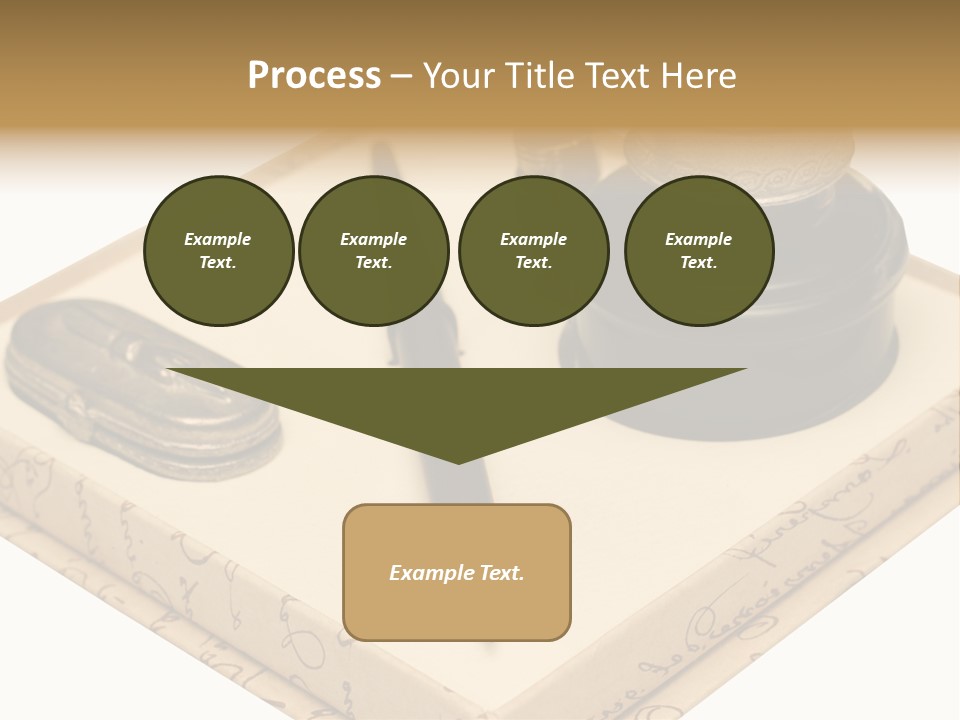 Pen Parchment Note PowerPoint Template