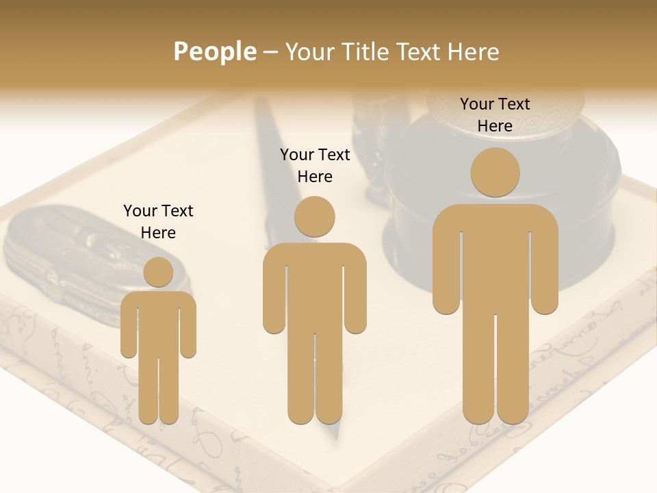 Pen Parchment Note PowerPoint Template