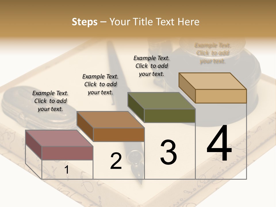 Pen Parchment Note PowerPoint Template