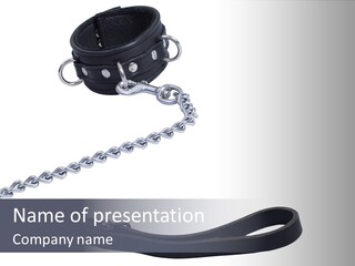 Fetish Pain Slave PowerPoint Template