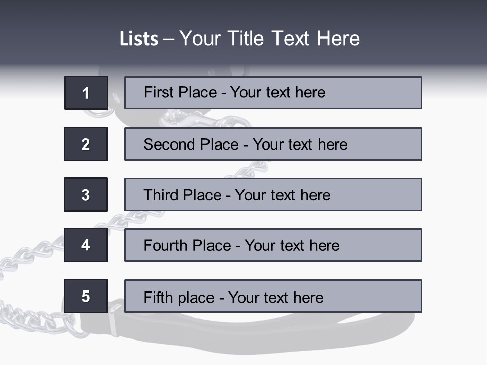 Fetish Pain Slave PowerPoint Template