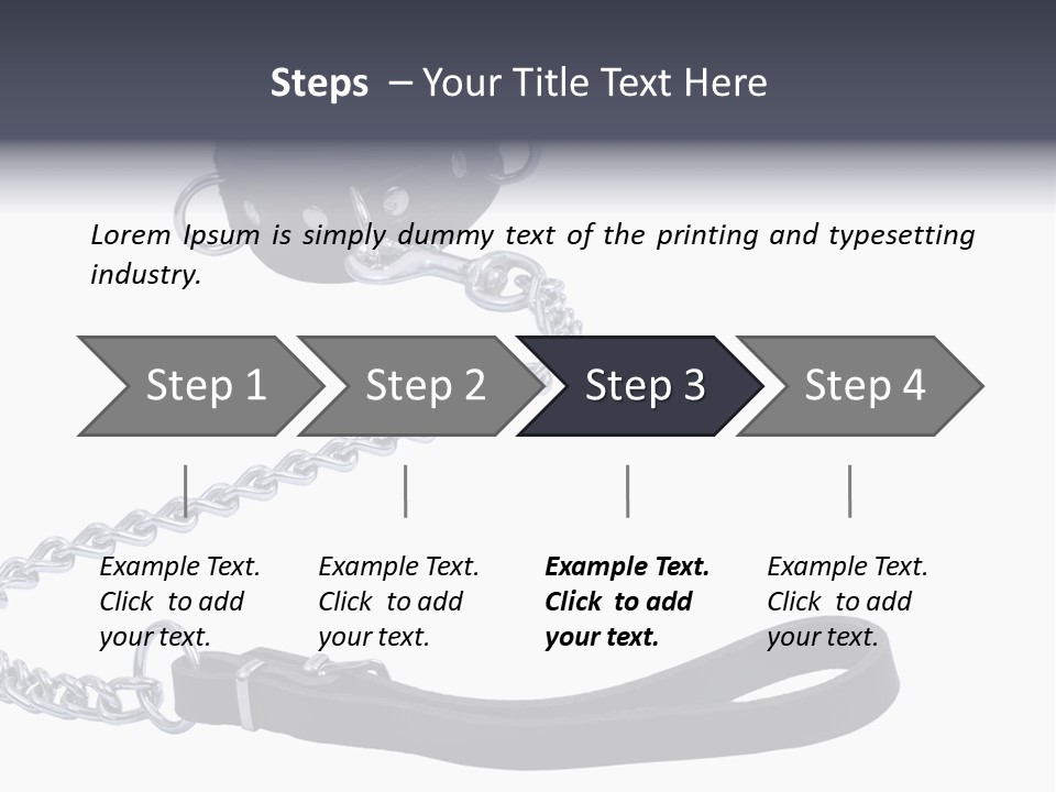Fetish Pain Slave PowerPoint Template