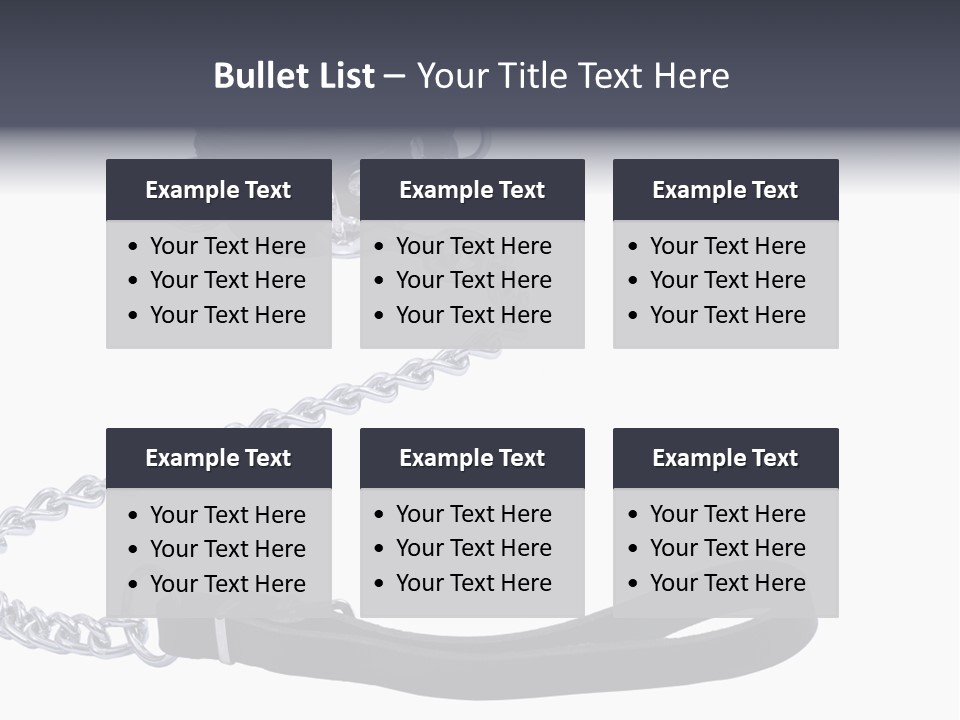 Fetish Pain Slave PowerPoint Template