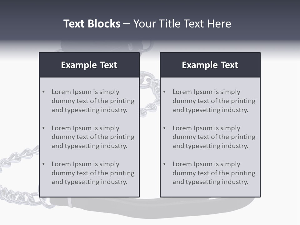 Fetish Pain Slave PowerPoint Template