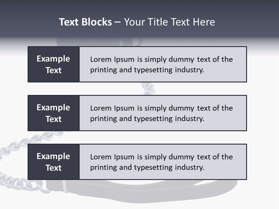 Fetish Pain Slave PowerPoint Template