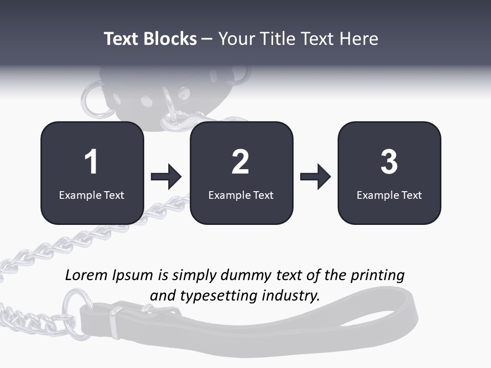 Fetish Pain Slave PowerPoint Template
