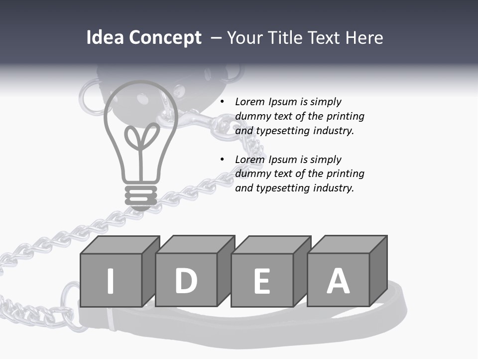 Fetish Pain Slave PowerPoint Template