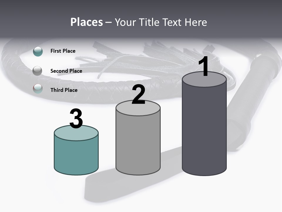 White Background Whip PowerPoint Template