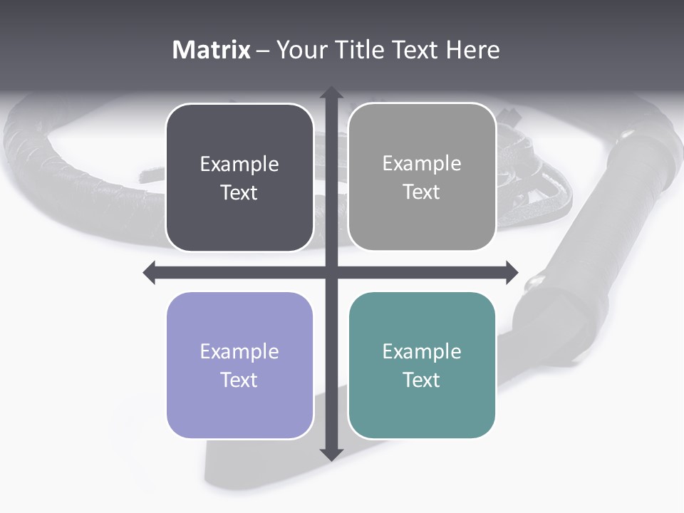 White Background Whip PowerPoint Template