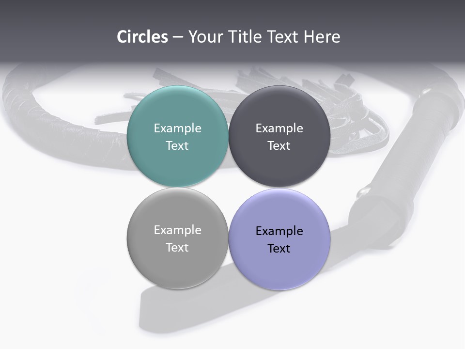 White Background Whip PowerPoint Template