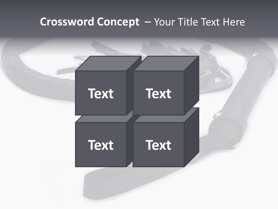 White Background Whip PowerPoint Template