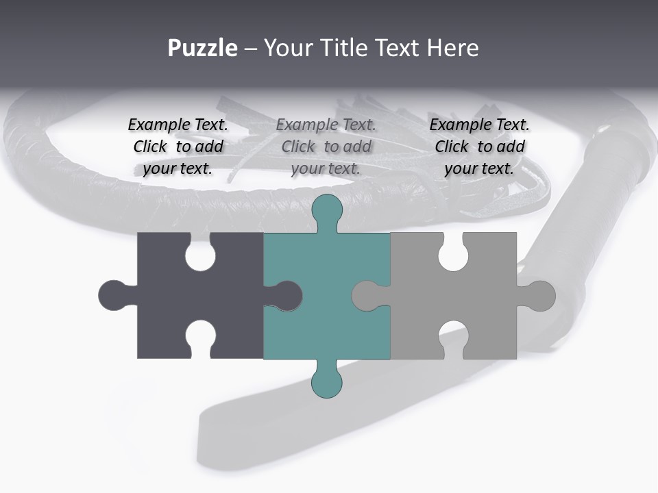 White Background Whip PowerPoint Template