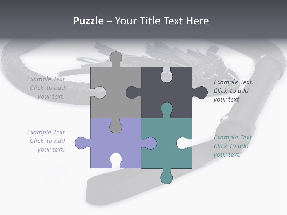 White Background Whip PowerPoint Template