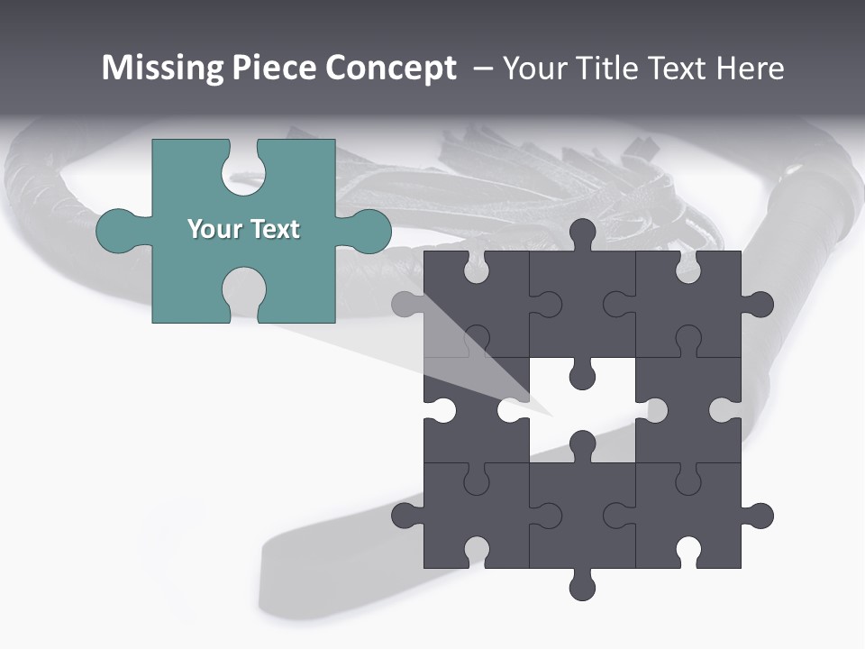 White Background Whip PowerPoint Template