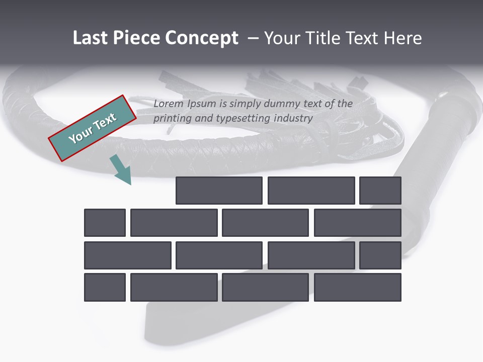 White Background Whip PowerPoint Template