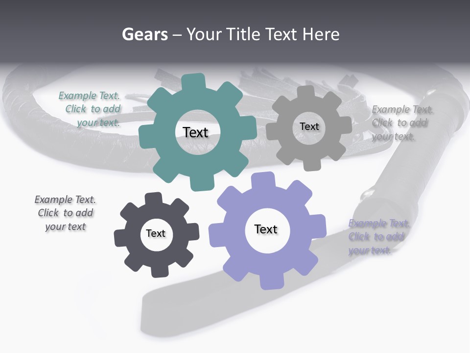 White Background Whip PowerPoint Template