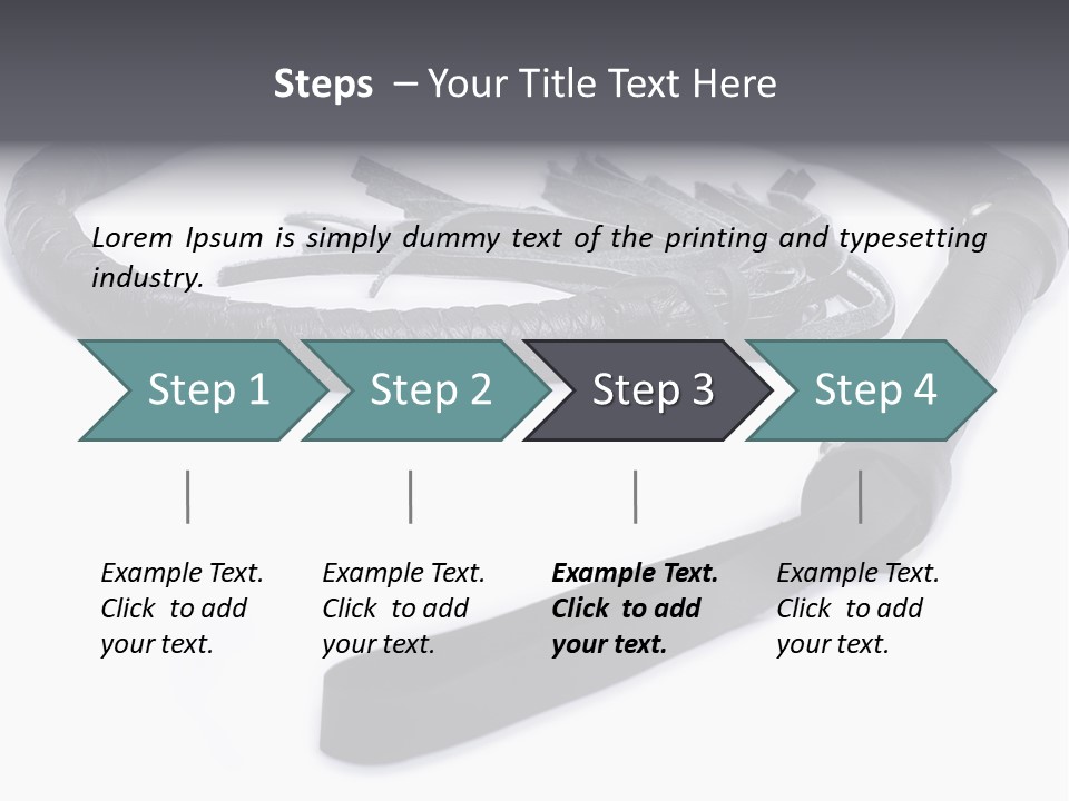 White Background Whip PowerPoint Template