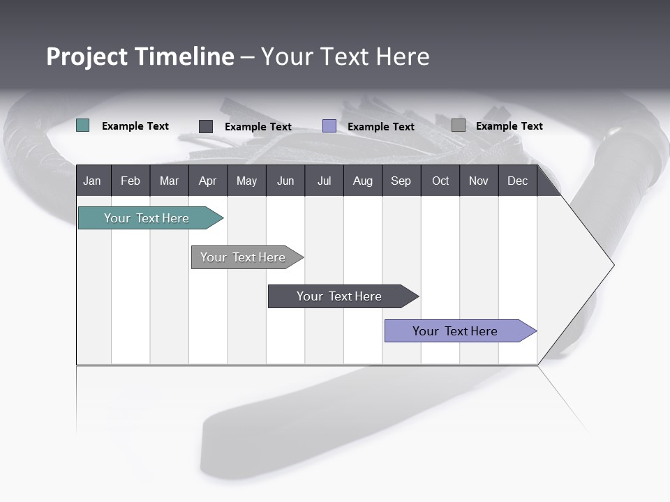White Background Whip PowerPoint Template
