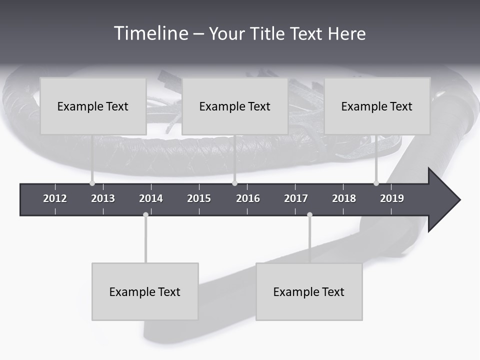 White Background Whip PowerPoint Template