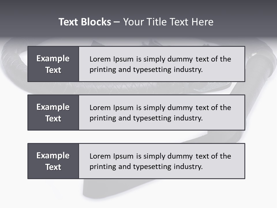 White Background Whip PowerPoint Template