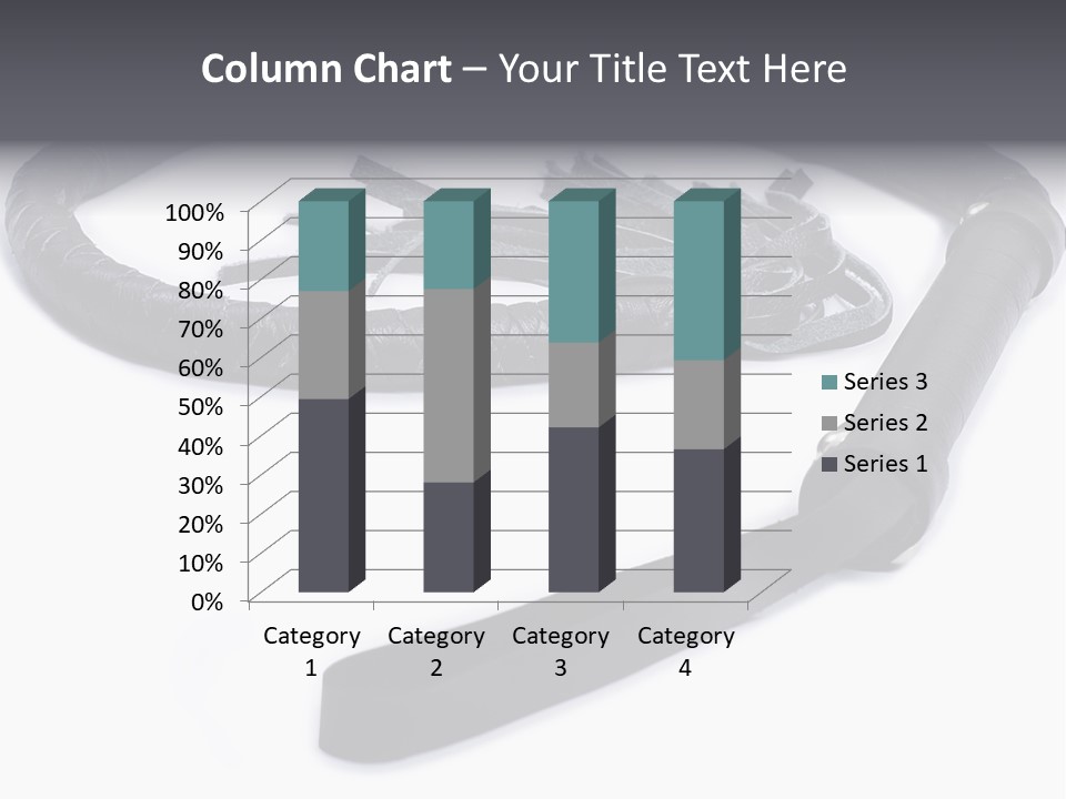 White Background Whip PowerPoint Template